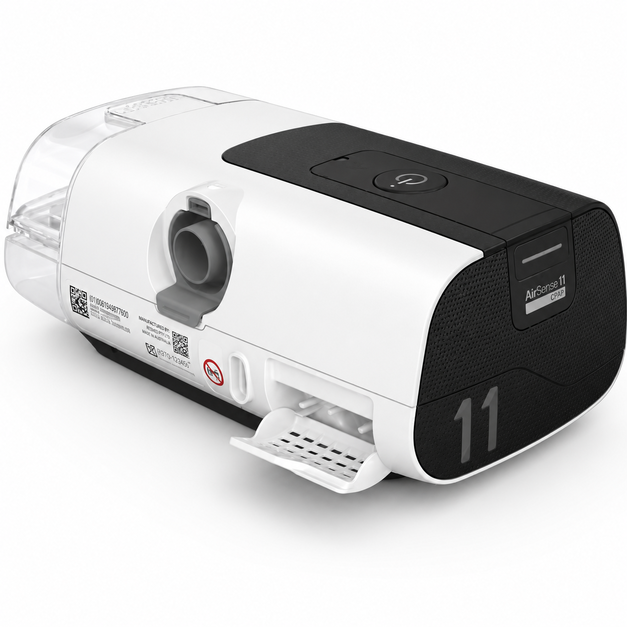 ResMed AirSense 11 AutoSet CPAP Machine with HumidAir heated humidifier, AutoSet technology, touchscreen display and myAir app connectivity