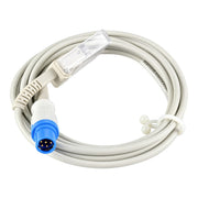 Reusable SpO₂ adapter cable for compatible Siemens/Dräger monitoring setups