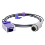 CE-certified SpO₂ extension adapter cable with 2.2m cable length