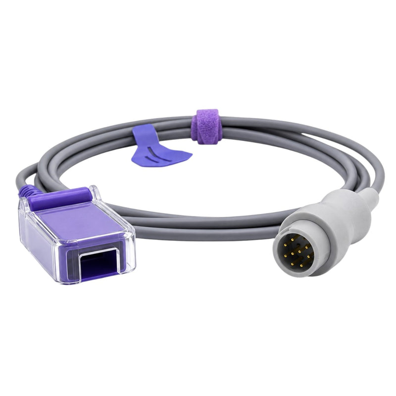 CE-certified SpO₂ extension adapter cable with 2.2m cable length