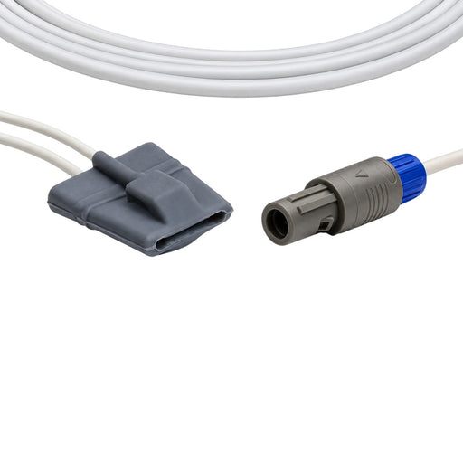 6-pin 40-degree keyed LEMO connector on Risingmed-compatible pediatric SpO₂ sensor