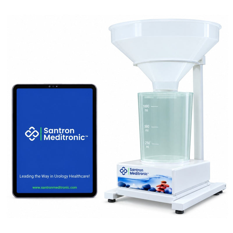 Santron SANURO4WL-B tablet uroflowmetry system with ICS nomograms
