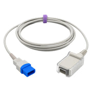 Reusable SpO2 adapter cable for Spacelabs 10-pin equipment