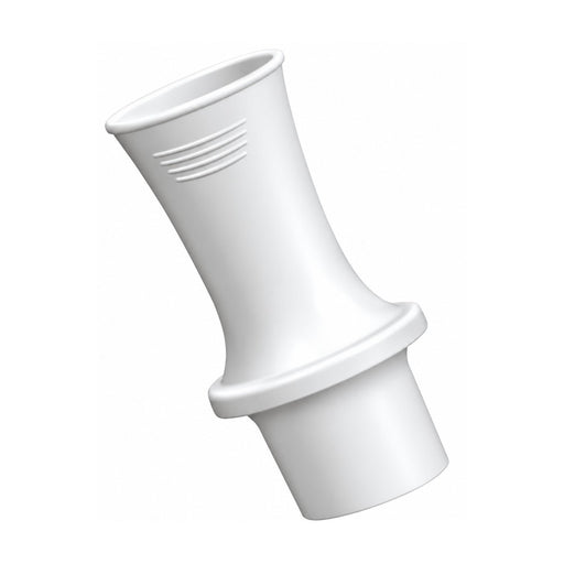 SpiroSafe electrostatic spirometry filter with machine-end fitting