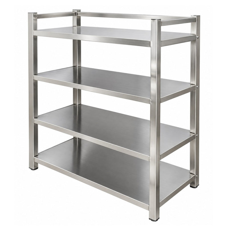 APS Stainless Steel Medical Storage Rack with 5 Shelves