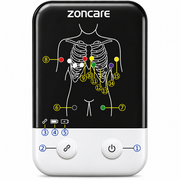 Front view of Zoncare iMAC10 PC 12-channel ECG machine for cardiac diagnostics