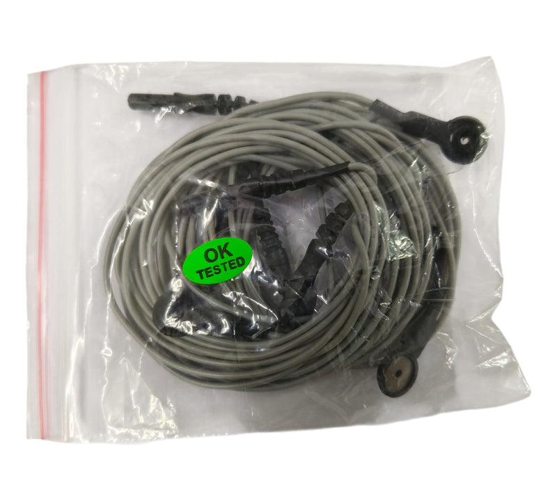 Ag/AgCl Silver Chloride EEG Electrode for Clarity Medical EEG Machines (Set of 25 Pcs)