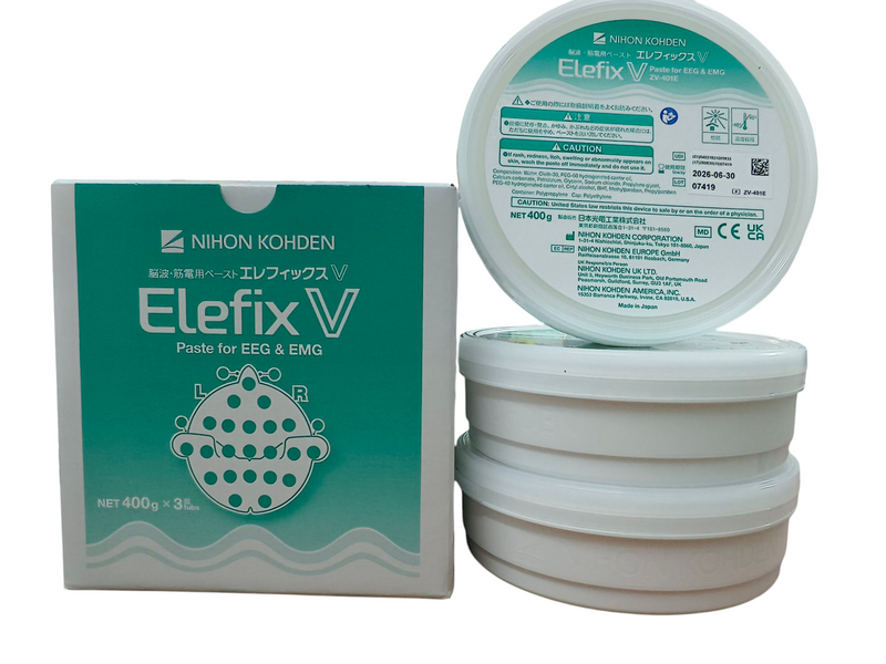 Elefix NIHON KOHDEN Elefix V EEG & EMG Paste (Pack of 3 jar 400g) — Health ...
