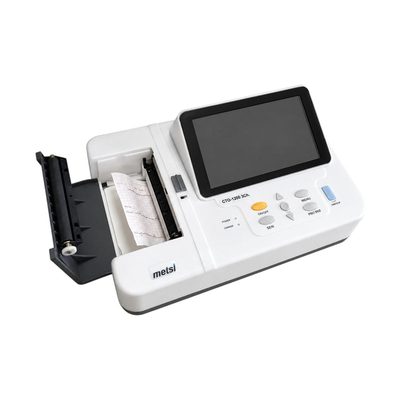 Buy Maestros CTG 150 Mini Portable Fetal Monitor with 7-inch touchscreen, fetal heart monitoring, TOCO, thermal printer, optional twin monitoring and mobile connectivity at Health Yantra Store.