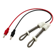 Medicaid EMG sensory ring electrodes with red and black twisted lead wires for NCV testing