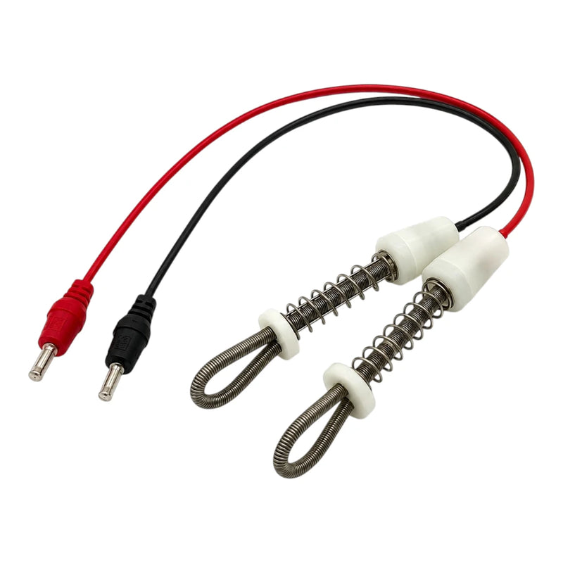 Medicaid EMG sensory ring electrodes with red and black twisted lead wires for NCV testing