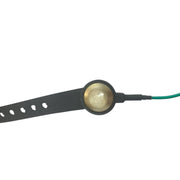 Close up view showing ground electrode band and terminal connector for Medicaid EMG NCV systems