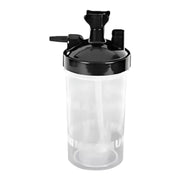 Medical-grade bubble humidifier bottle for oxygen concentrator with secure lid
