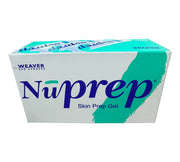 Box of Nuprep Skin Prep Gel by Weaver on a white background